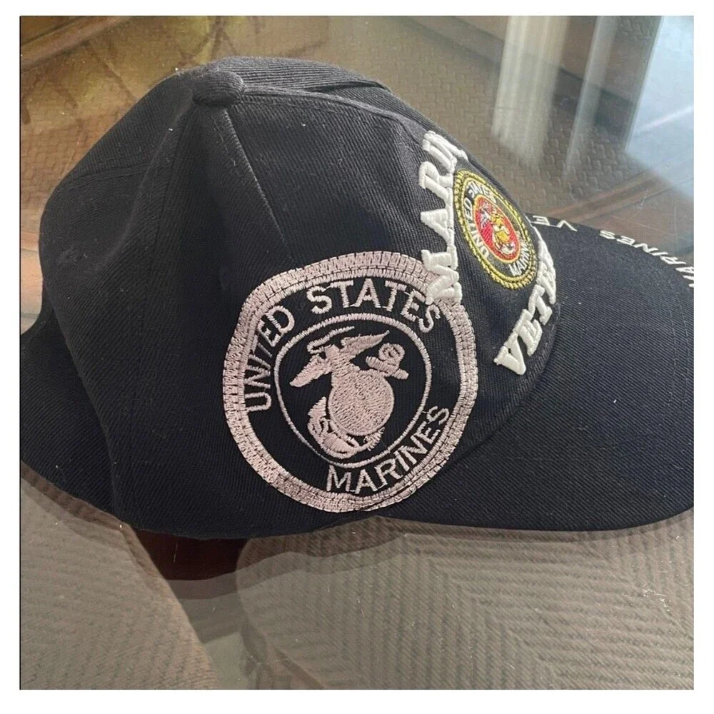 United States Marines Veteran Vet Cap Hat TK Sports One Size FREE US SHIP